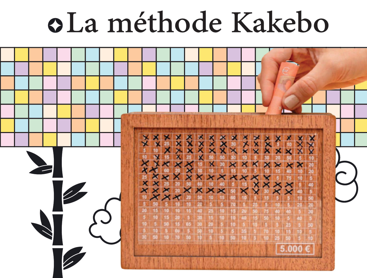 Tirelire Kakebo – Optimisez Votre Épargne avec Style et Simplicité!
