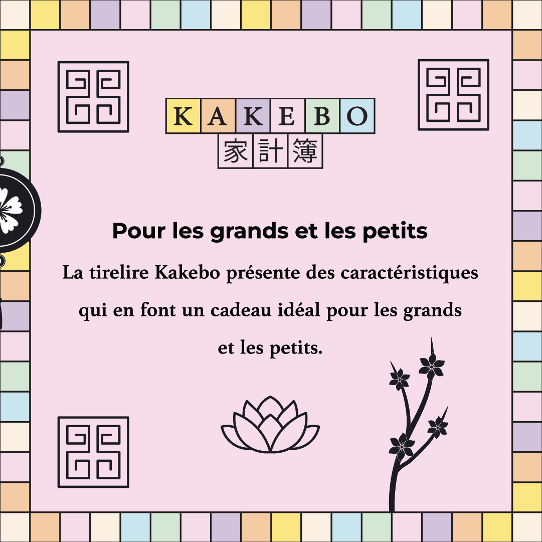 Tirelire Kakebo – Optimisez Votre Épargne avec Style et Simplicité!
